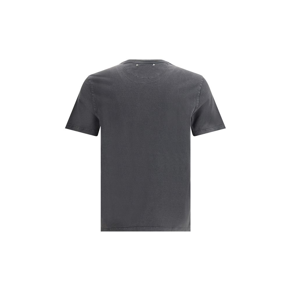 Golden Goose Gray Cotton T-Shirt Golden Goose