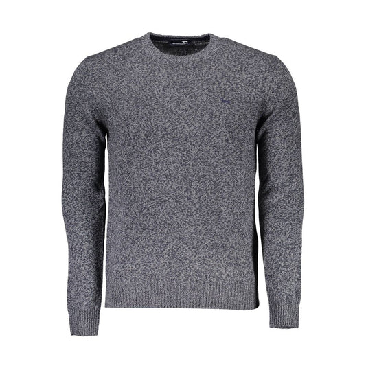 Harmont & Blaine Blu Wool Men Sweater