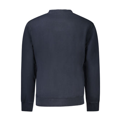 Hugo Boss Blu Cotton Men Sweatshirt