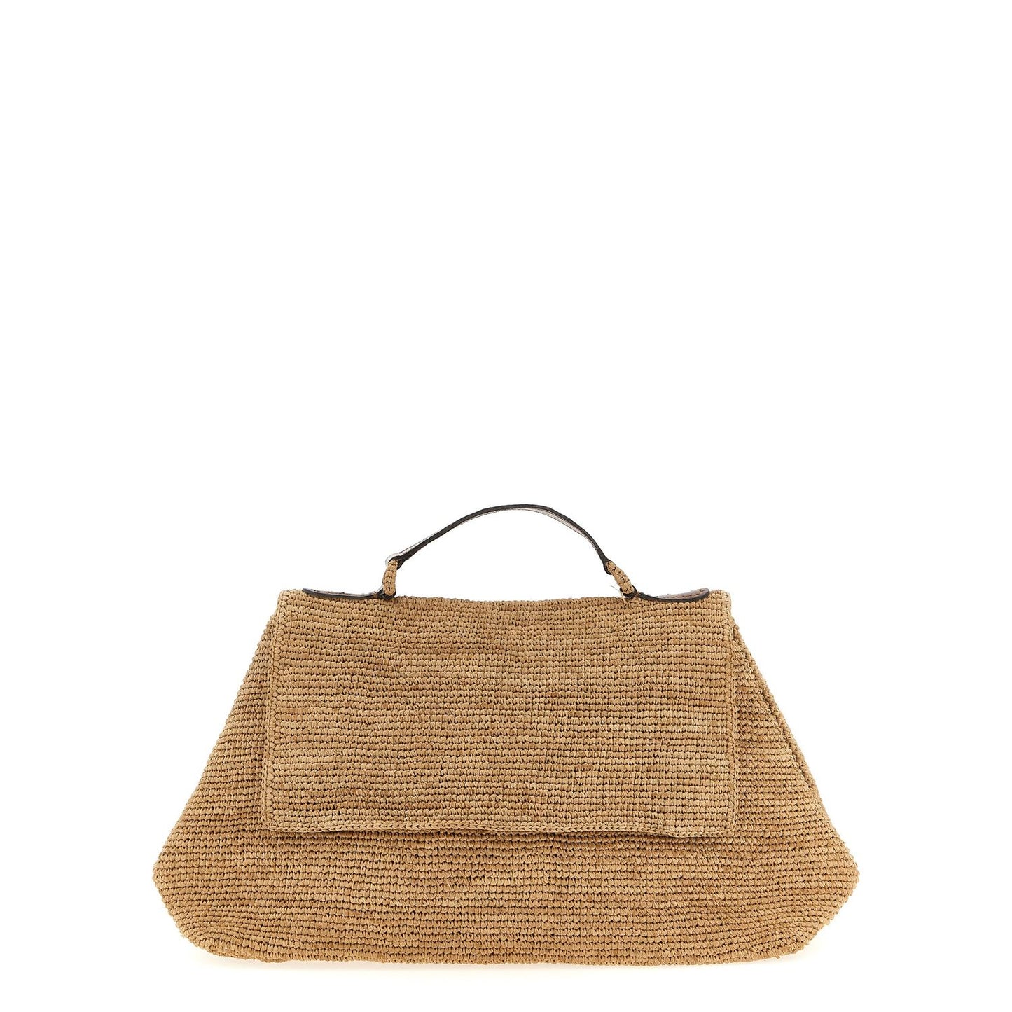 Ibeliv Beige Raffia Handbag