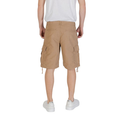 Jack Jones Beige Cotton Bermuda Shorts Jack Jones
