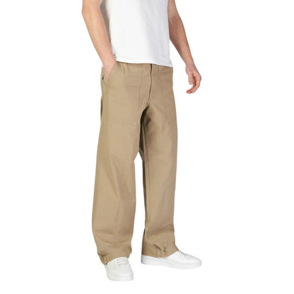 Jack Jones Beige Cotton Casual Pants Jack Jones