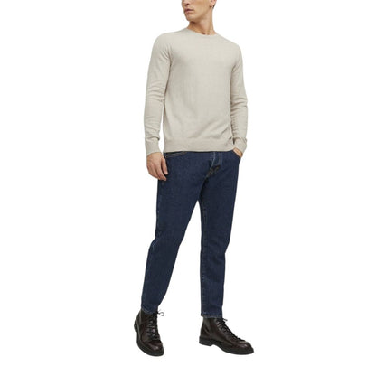 Jack Jones Beige Cotton Sweatshirt Jack Jones