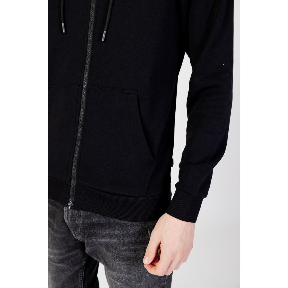Jack Jones Black Polyester Hoodie Jack Jones
