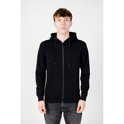 Jack Jones Black Polyester Hoodie Jack Jones