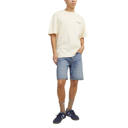 Jack Jones Blue Cotton Bermuda Shorts Jack Jones