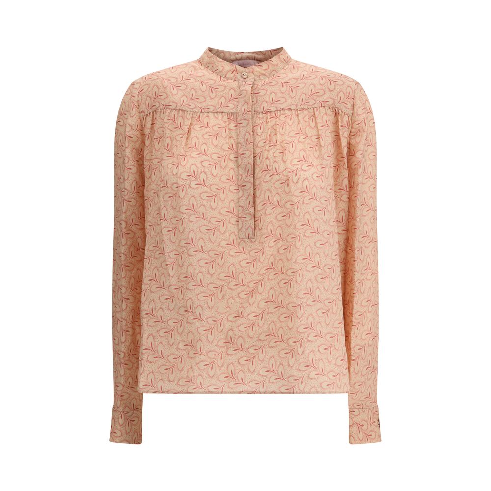 Kristina Ti Multicolor Silk Pattern Shirt Kristina Ti