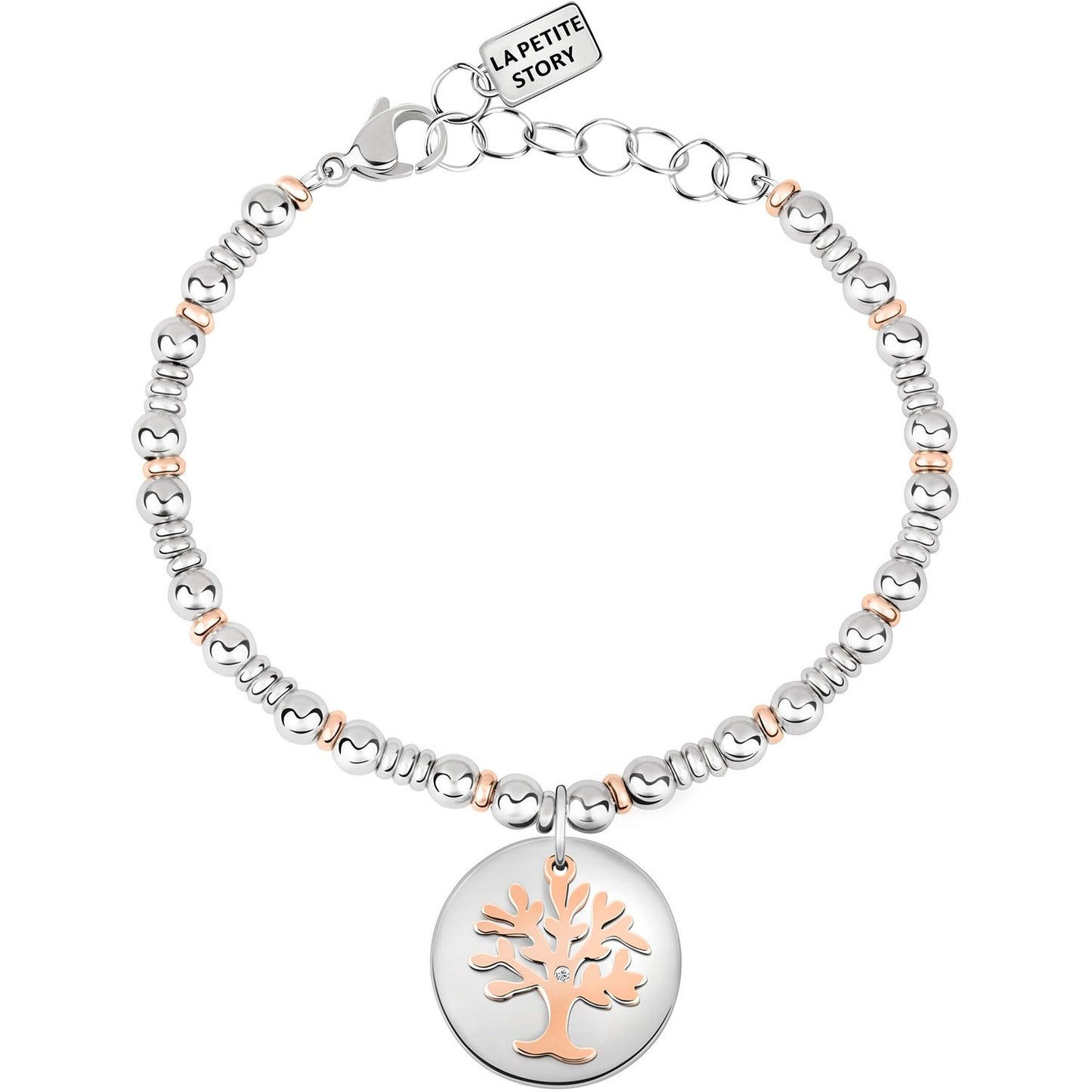 LA PETITE STORY Mod. LPS05APY07 silver bracelet for ladies with official box and quartz analog movement.