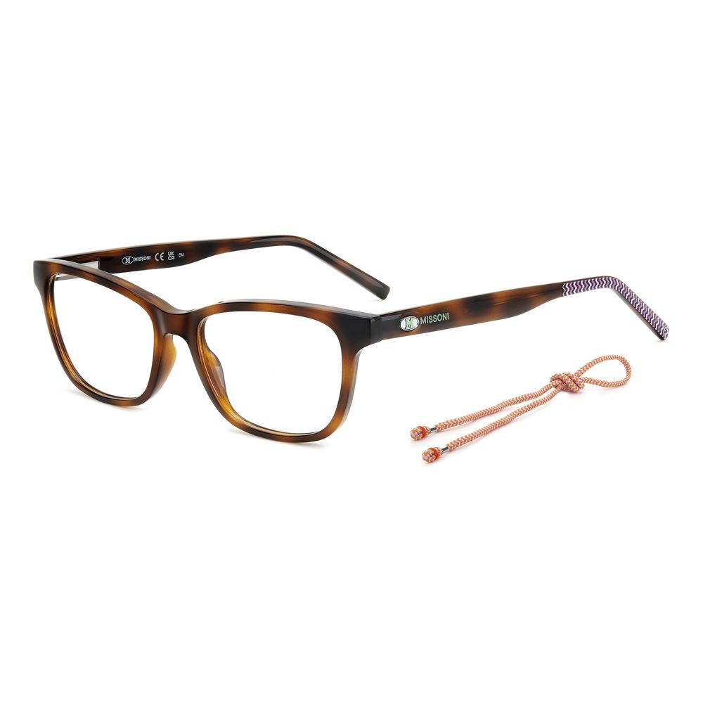 M Missoni Brown Acetate Glasses (Frames) M Missoni