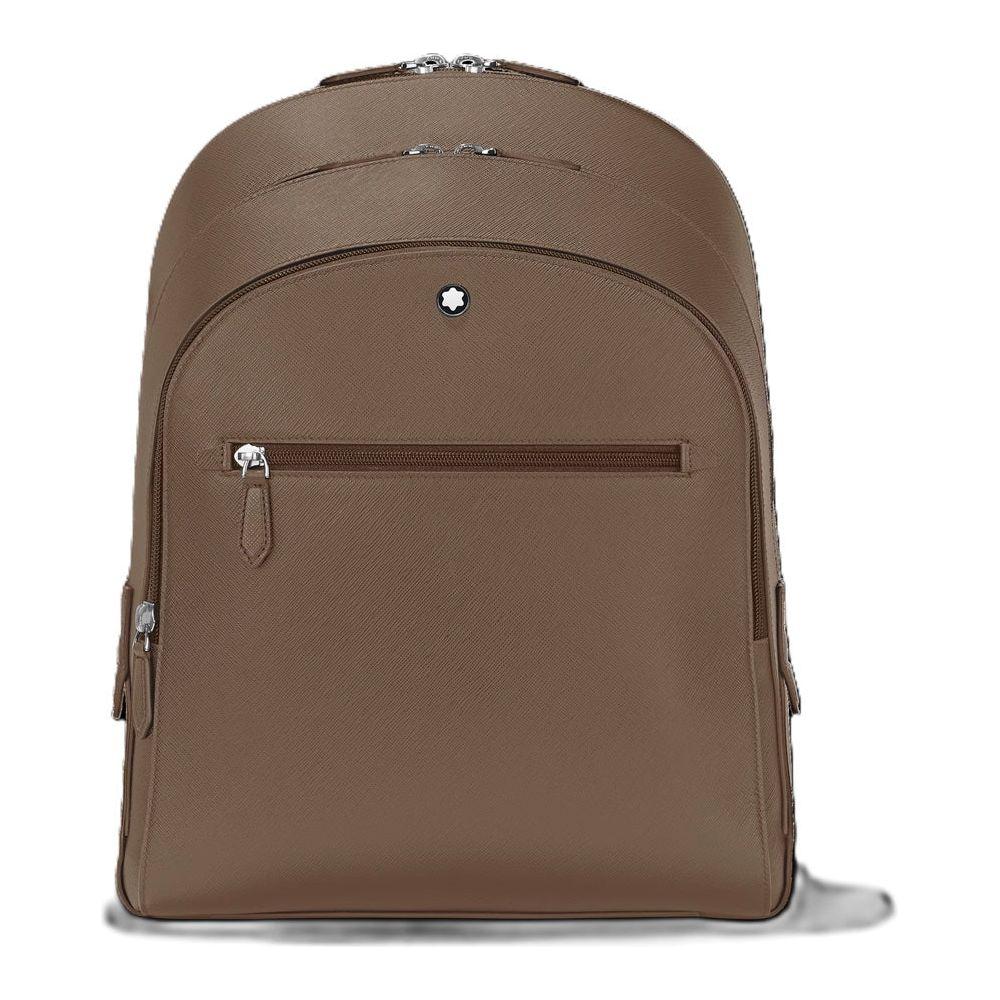 MONTBLANC LEATHER MOD. SARTORIAL MEDIUM BACKPACK 3 COMPARTMENTS - 33X40X13 FASHION ACCESSORIES MONTBLANC