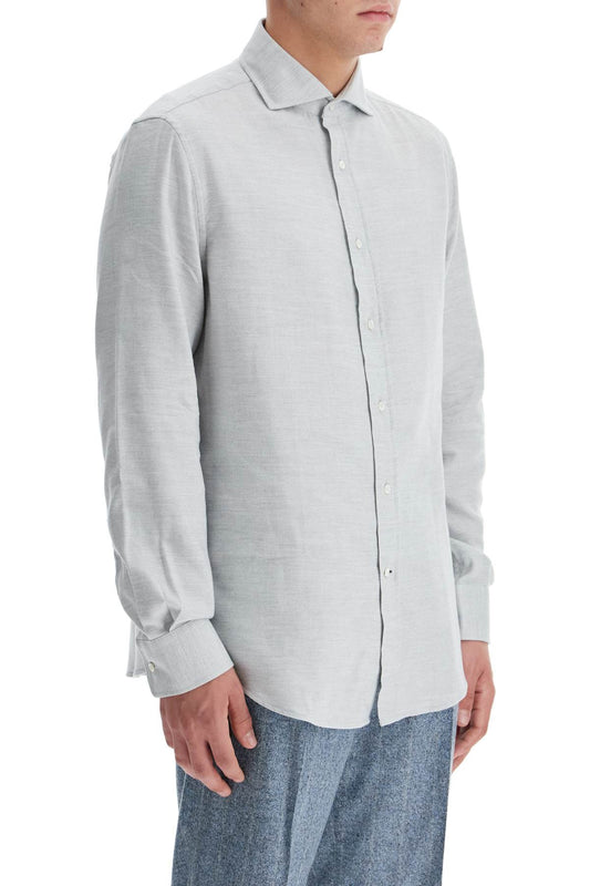 Brunello Cucinelli easy fit cotton-lyocell shirt Shirts Brunello Cucinelli