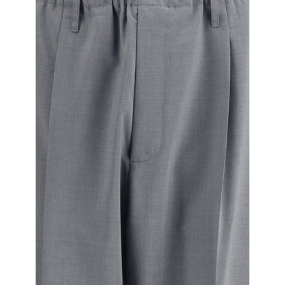 Magliano Gray Polyester Casual Pants Magliano