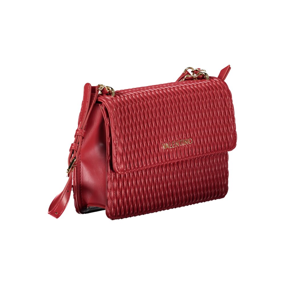 Mario Valentino Rosso Poliuretano Women Shoulder Bag