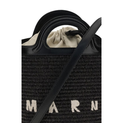 Marni Black Cotton Backet Bag Marni