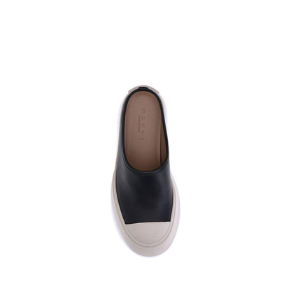 Marni Black Rubber Mules Marni