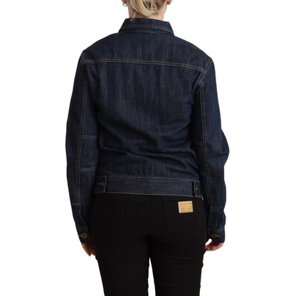 Master Coat Dark Blue Button Down Long Sleeves Denim Jacket Master Coat