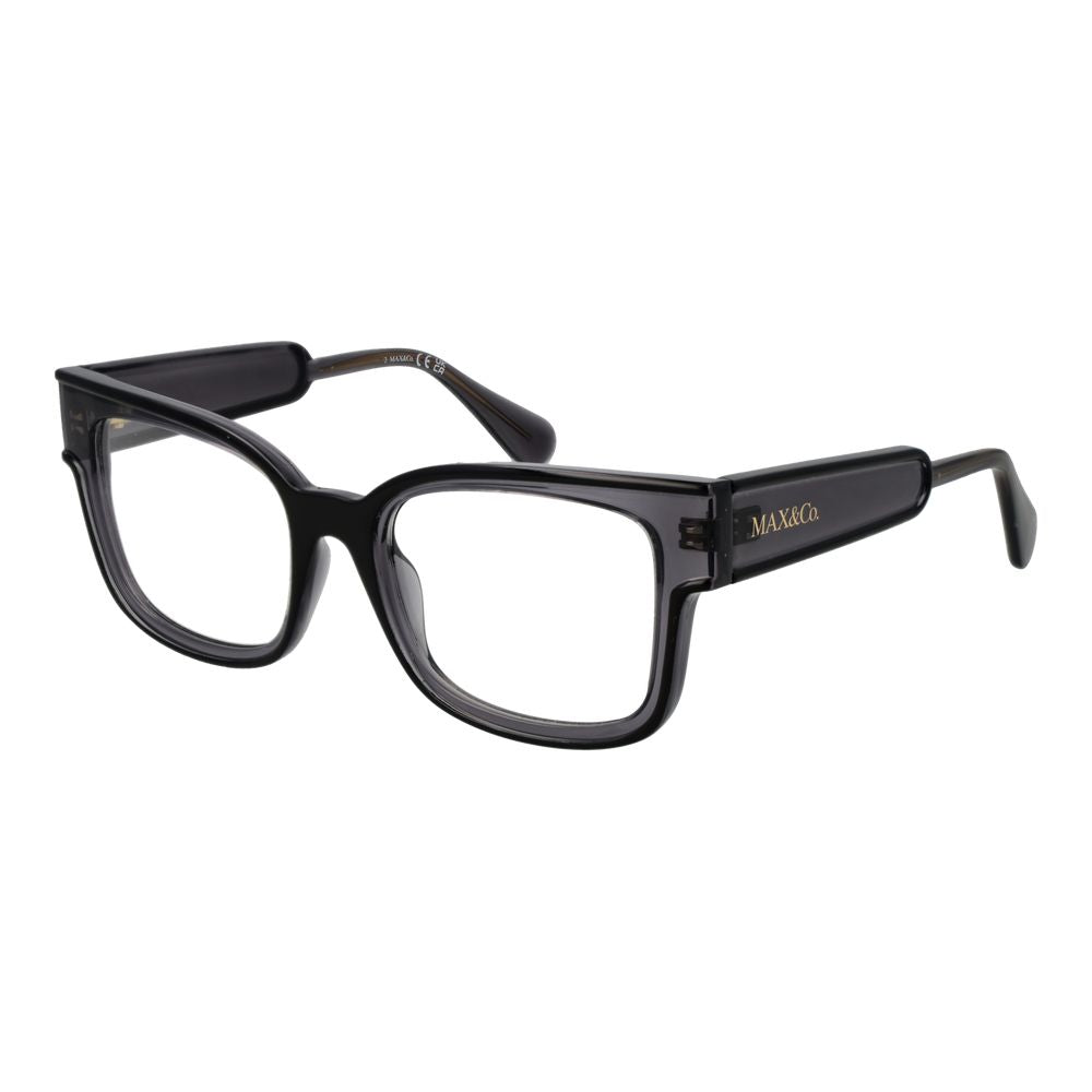 Max & Co Black Stainless Steel Glasses (Frames) Max & Co