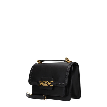 Michael Kors Black Leather Shoulder Bag Michael Kors