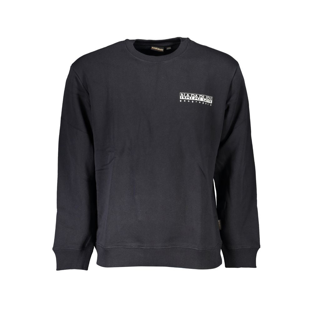 Napapijri Black Cotton Men Sweatshirt