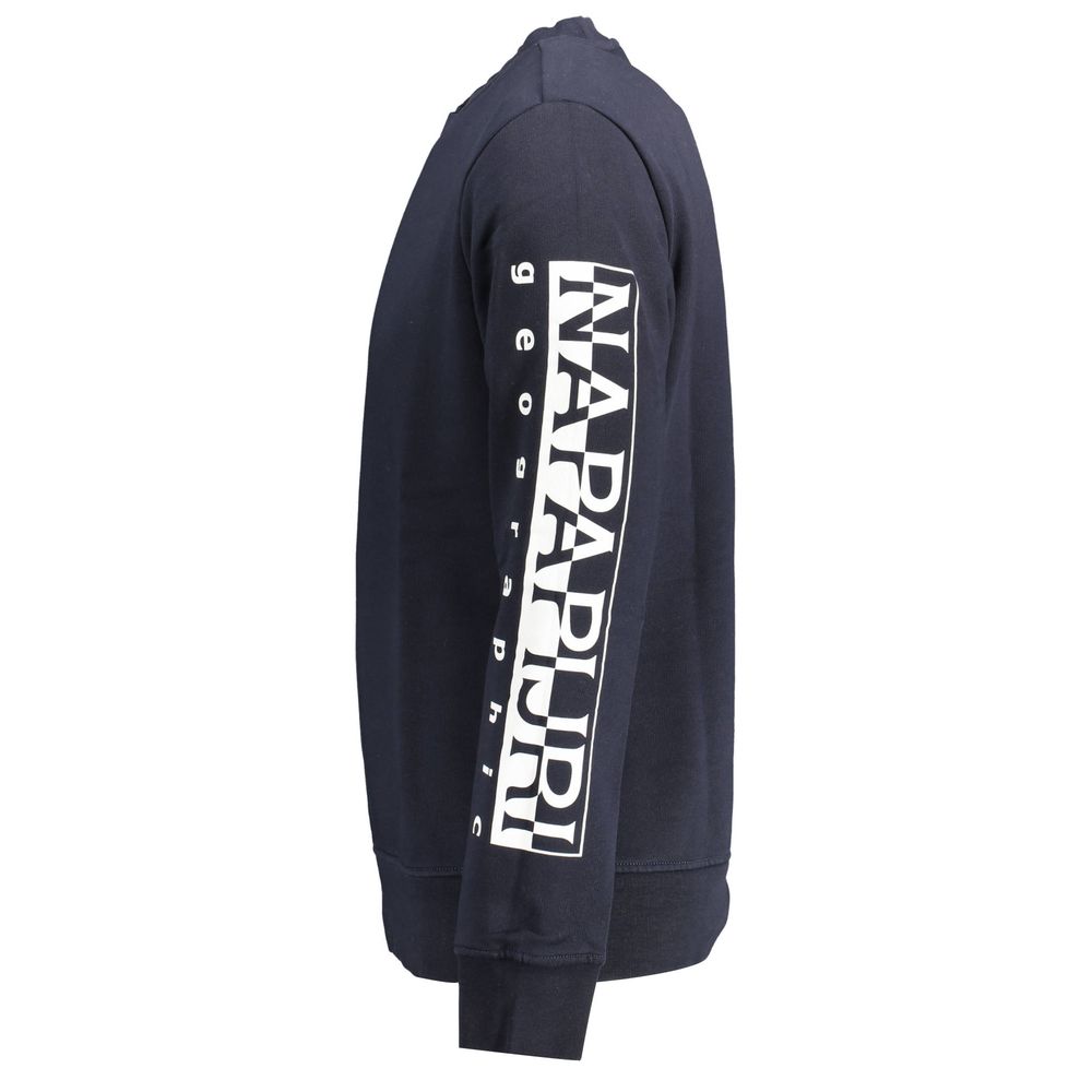 Napapijri Blue Cotton Men's Sweatshirt