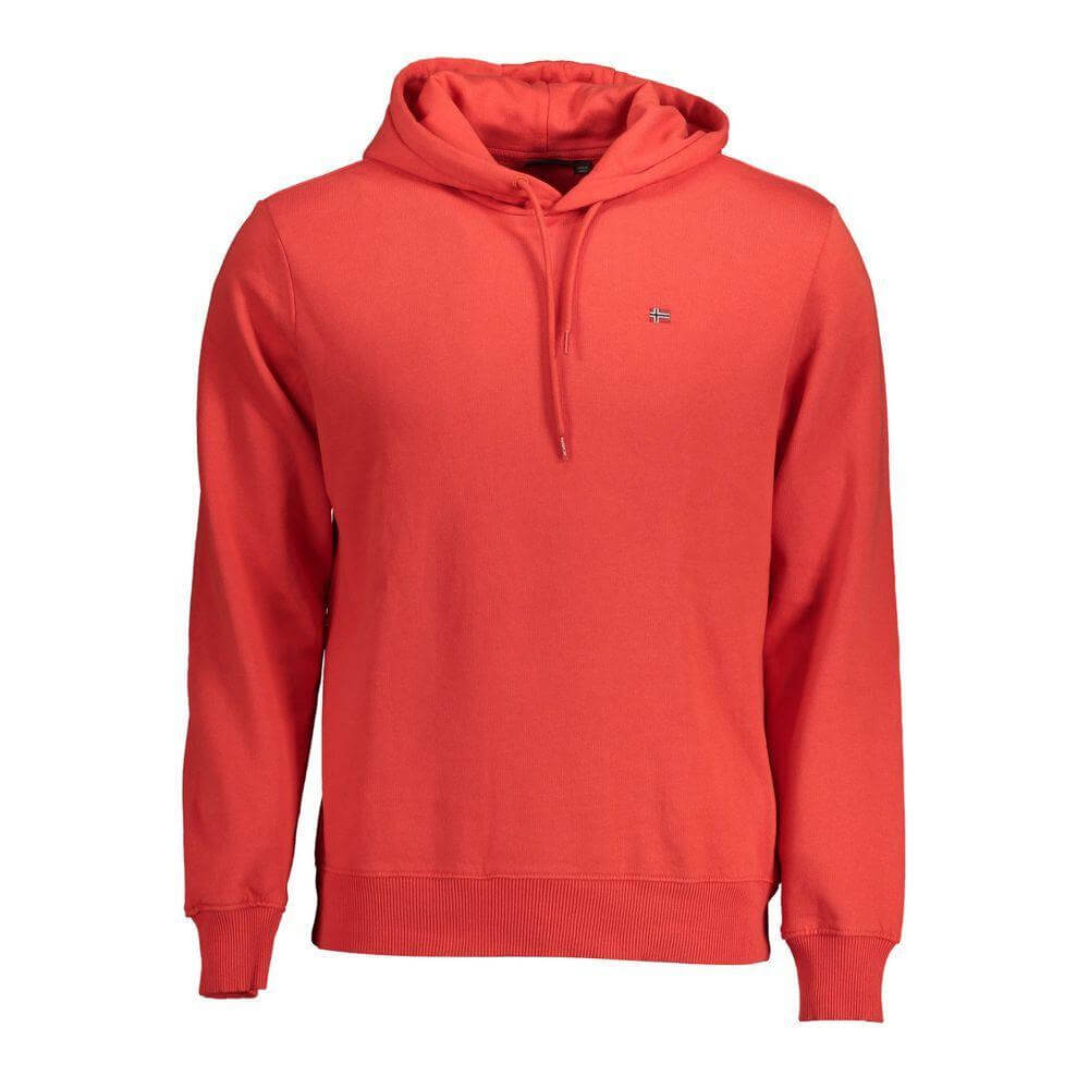Napapijri Rosso Cotton Men's Sweatshirt Napapijri