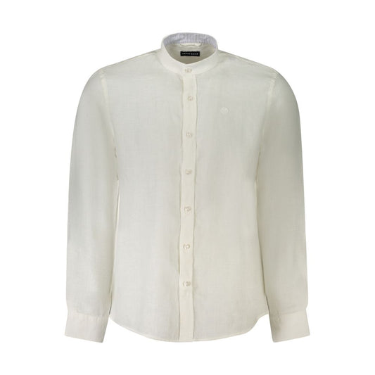 North Sails Bianco Linen Men Shirt