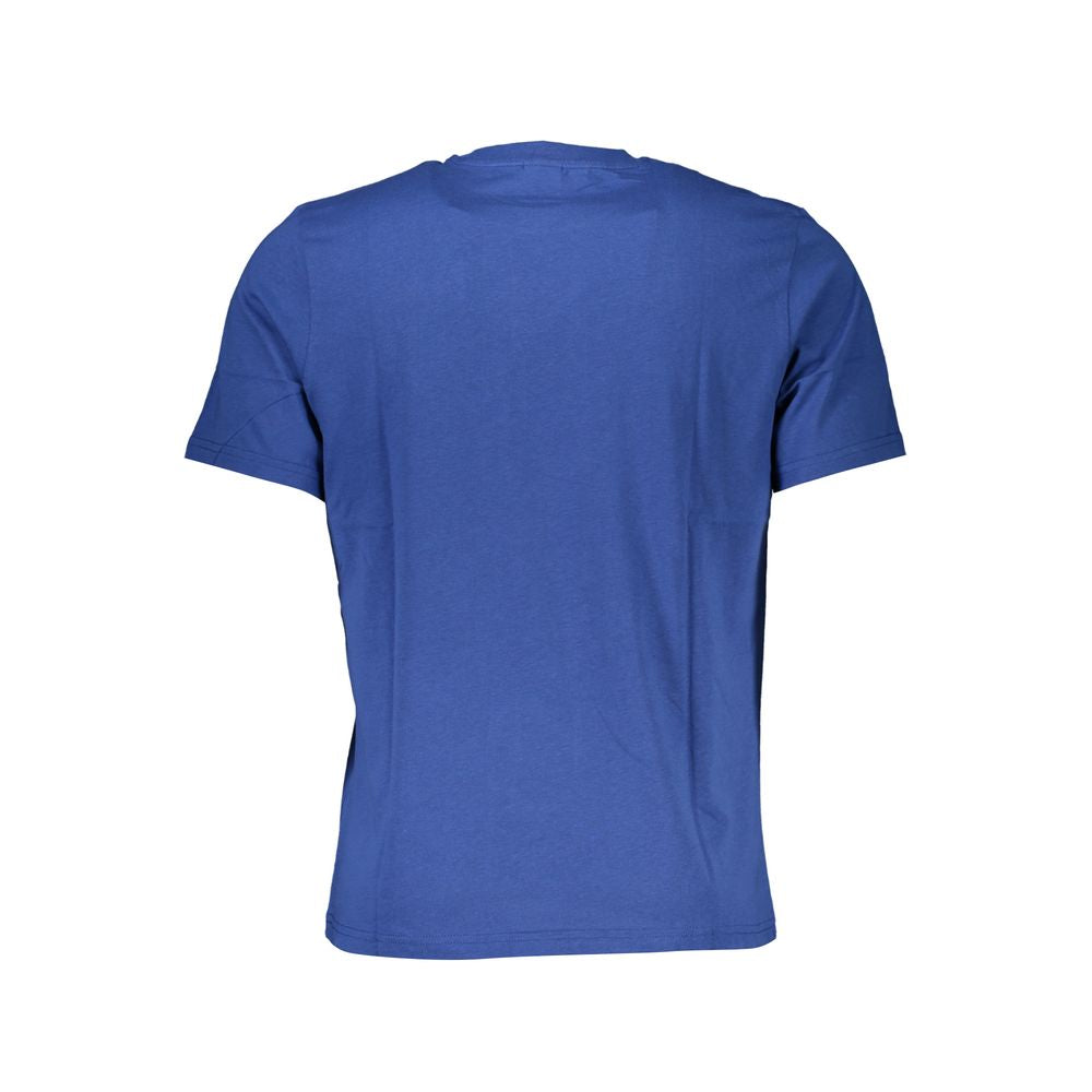 North Sails Blue Cotton Men T-Shirt North Sails