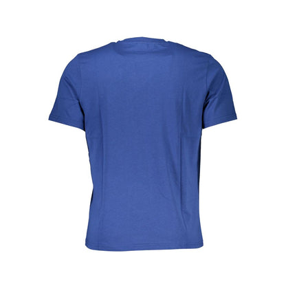 North Sails Blue Cotton Men T-Shirt North Sails
