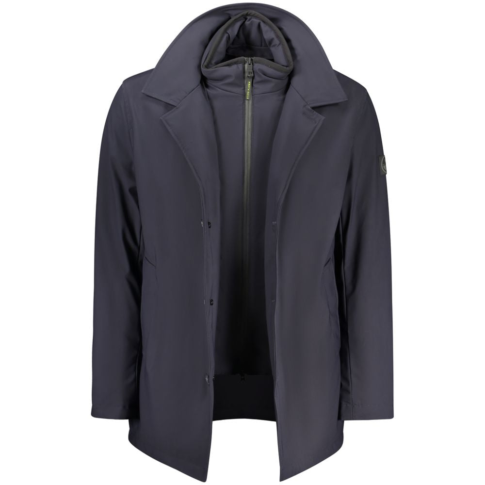 North Sails Blue Polyester Men's Jacket 1728,67403481248,Blue,Clothing,Jackets & Coats - Clothing,Men,New with tags,North Sails,S,Trench Coats - Jackets & Coats - Clothing