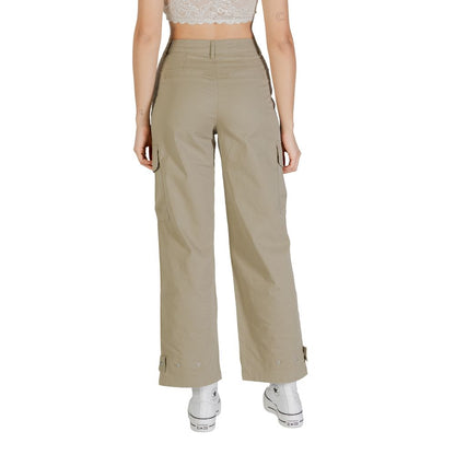 Only Beige Cotton Cargo Pants Only
