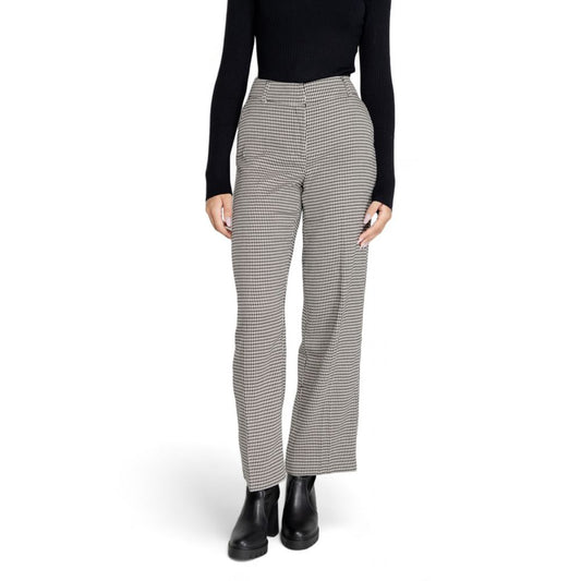 Only Black Polyester Flared Pants Only