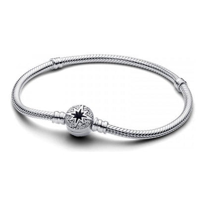 PANDORA MOMENTS Mod. NORTH STAR CLASP SNAKE CHAIN - Size 20 PANDORA