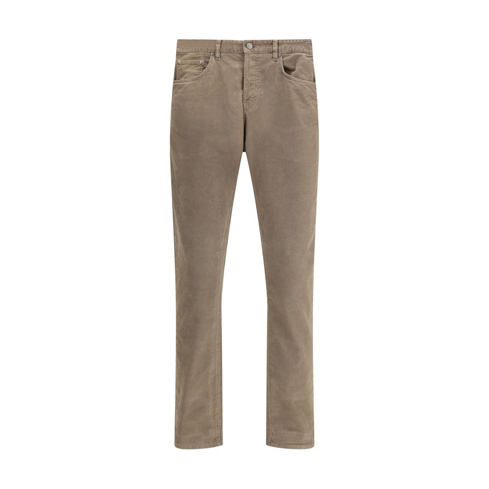 PT Torino Beige Cotton Casual Pants PT Torino