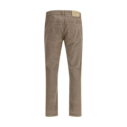 PT Torino Beige Cotton Casual Pants PT Torino