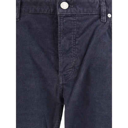 PT Torino Blue Cotton Casual Pants PT Torino