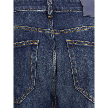 PT Torino Blue Cotton Slim Fit Jeans PT Torino