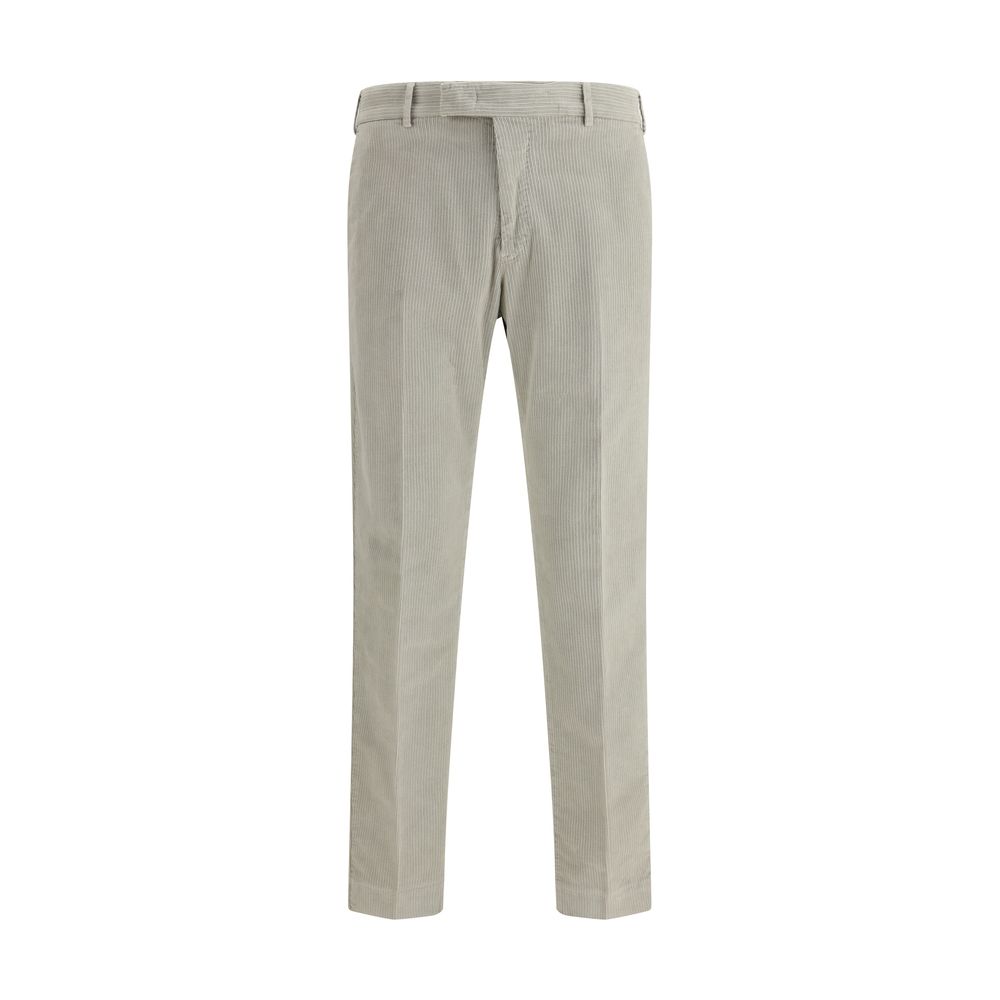 PT Torino Gray Cotton Casual Pants PT Torino