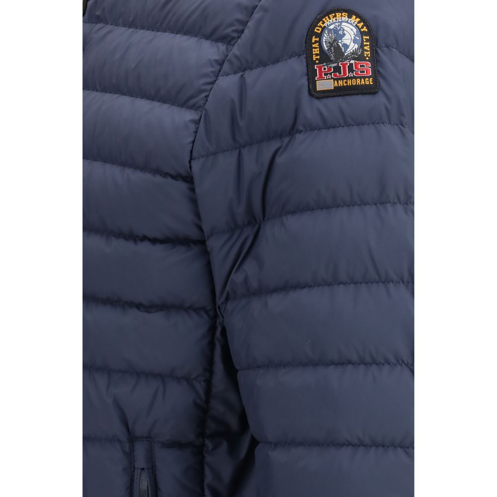 Parajumpers Blue Fabric Shell Jacket 1728,72470364320,Blue,Clothing,Jackets & Coats - Clothing,L,M,Men,New with tags,Parajumpers,Shell Jackets - Jackets & Coats - Clothing