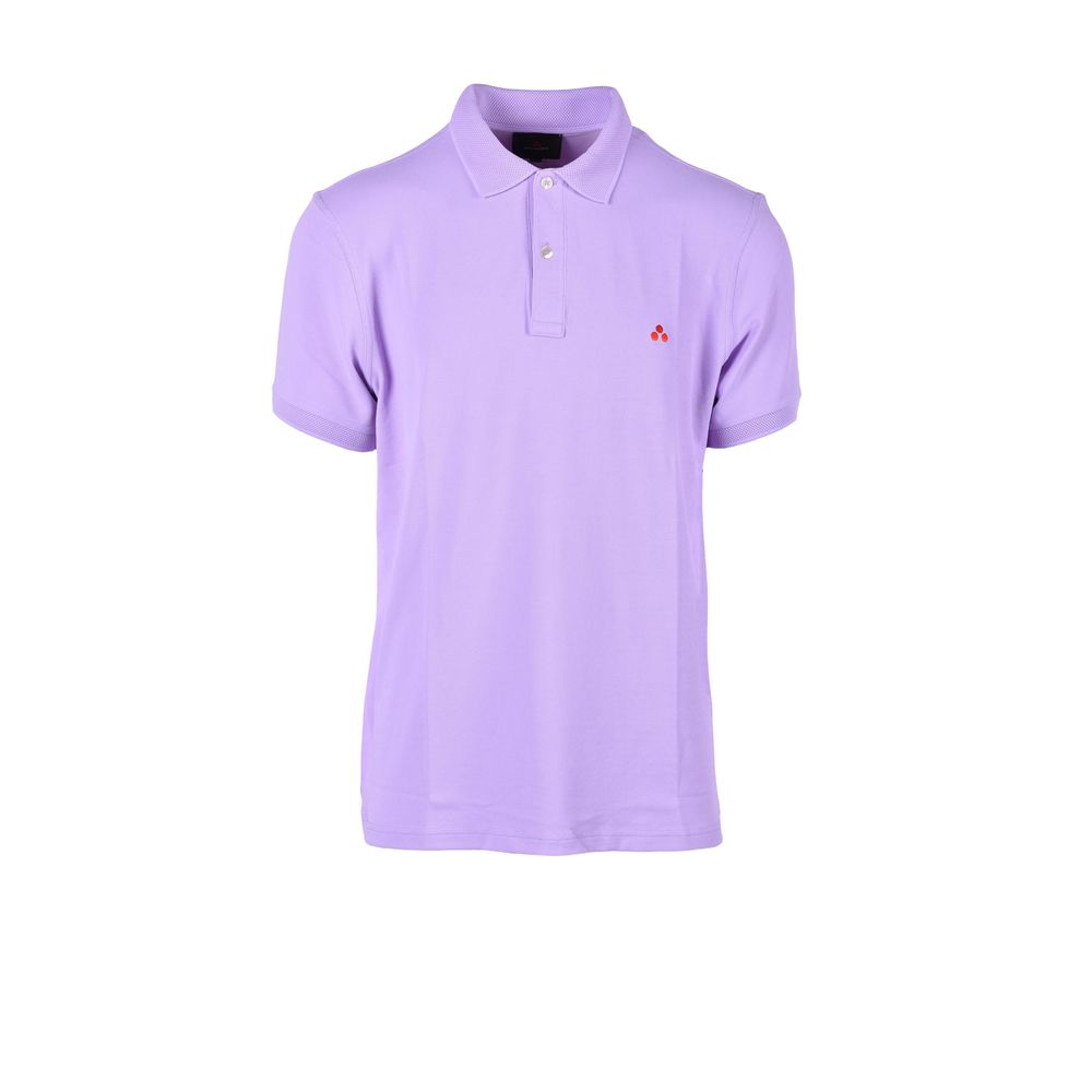Peuterey Purple Polyamide Polo Shirt Peuterey