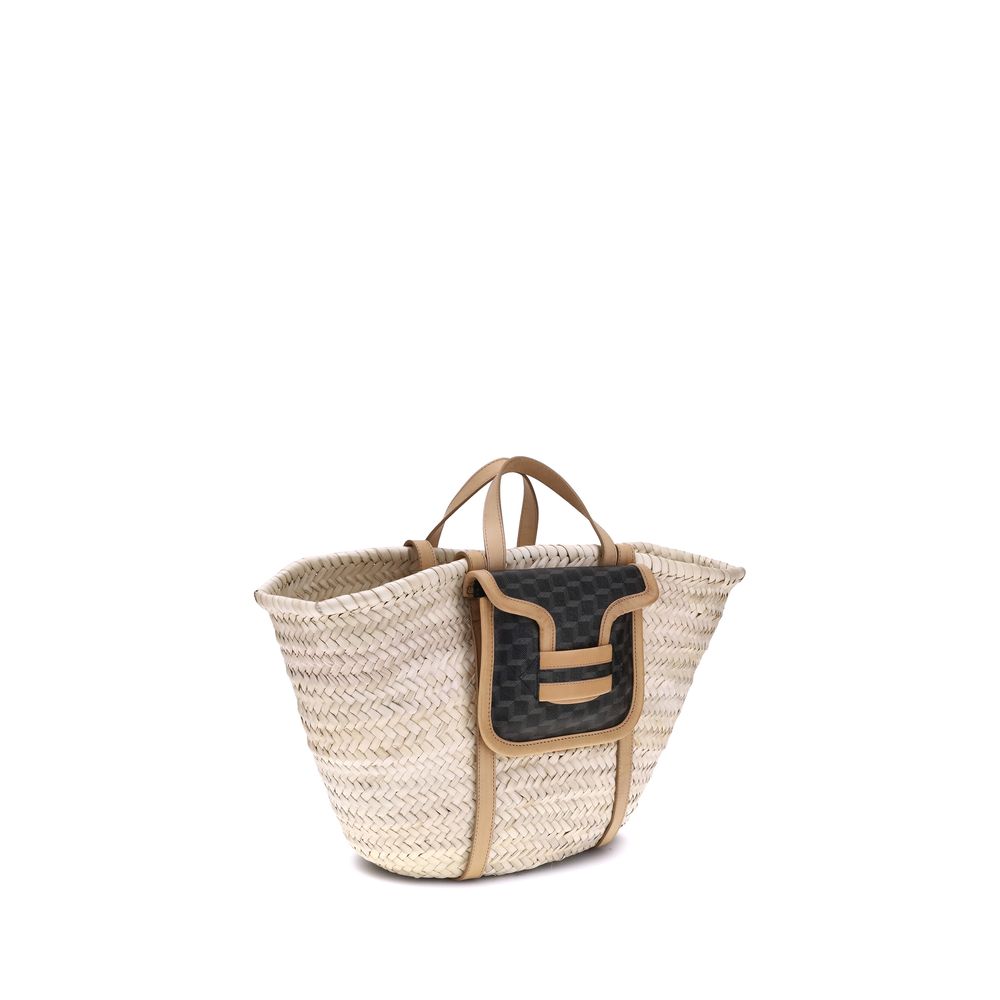 Pierre Hardy Beige Raffia Shoulder Bag Pierre Hardy