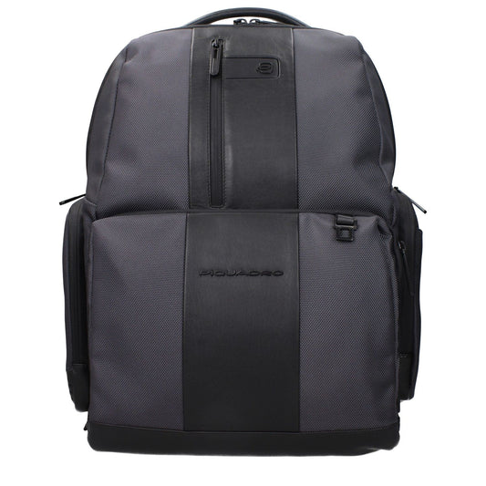 Piquadro Gray Nylon Backpack 1728,75667636384,Backpacks - Bags,Bags,Gray,Men,New with tags,Piquadro
