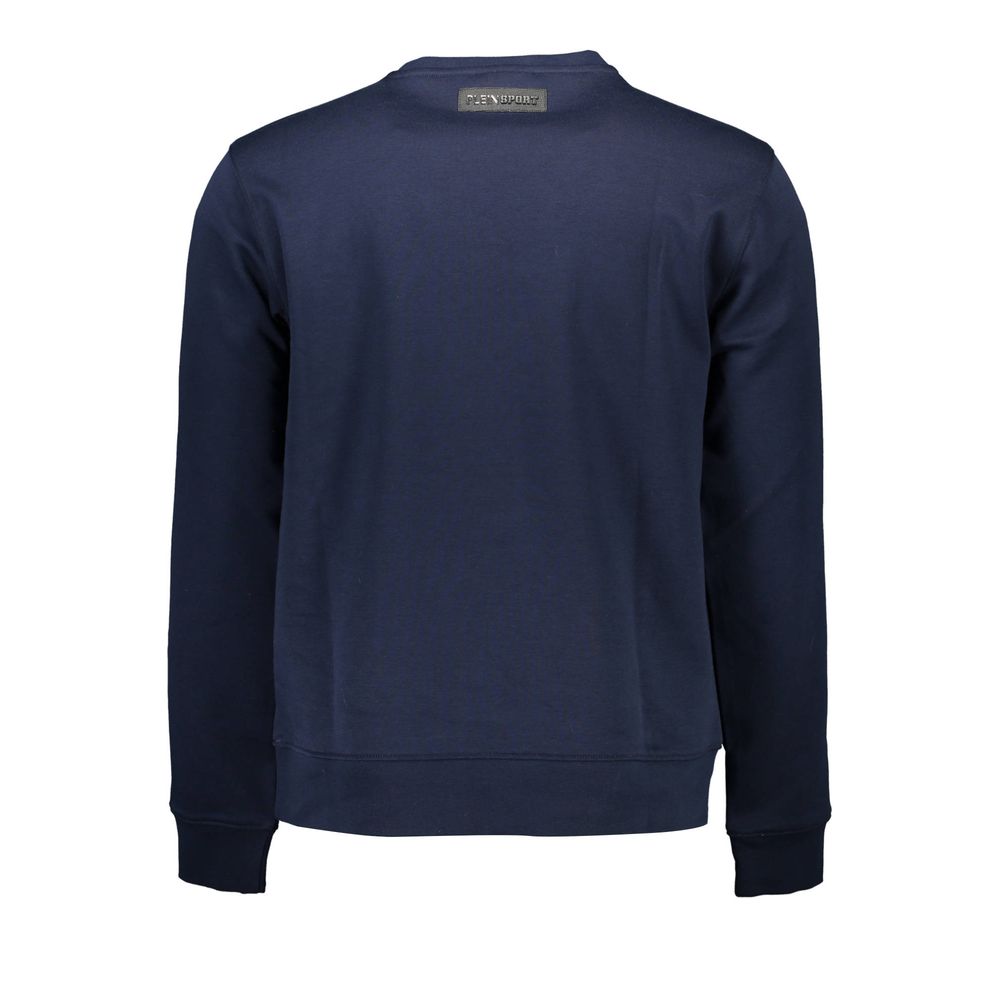 Plein Sport Blue Cotton Men's Sweatshirt Plein Sport