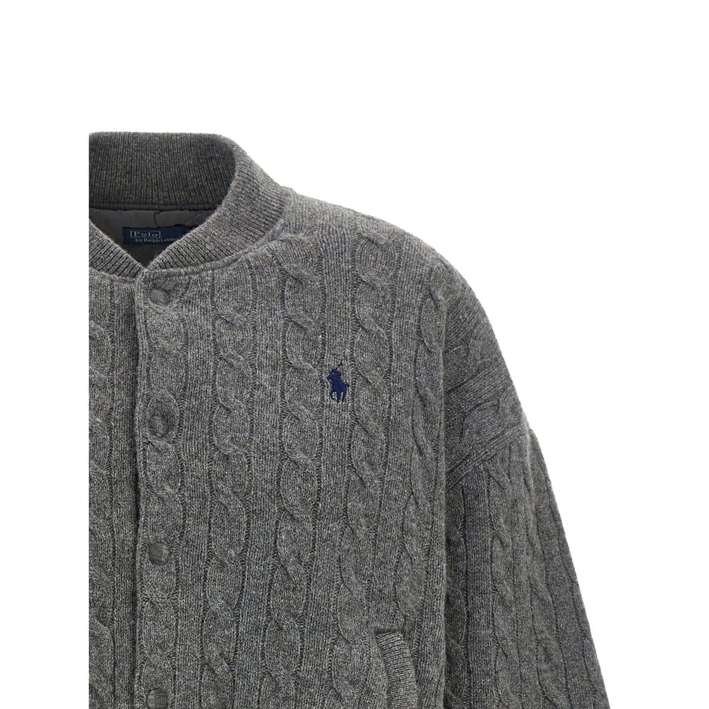 Polo Ralph Lauren Gray Wool Bomber