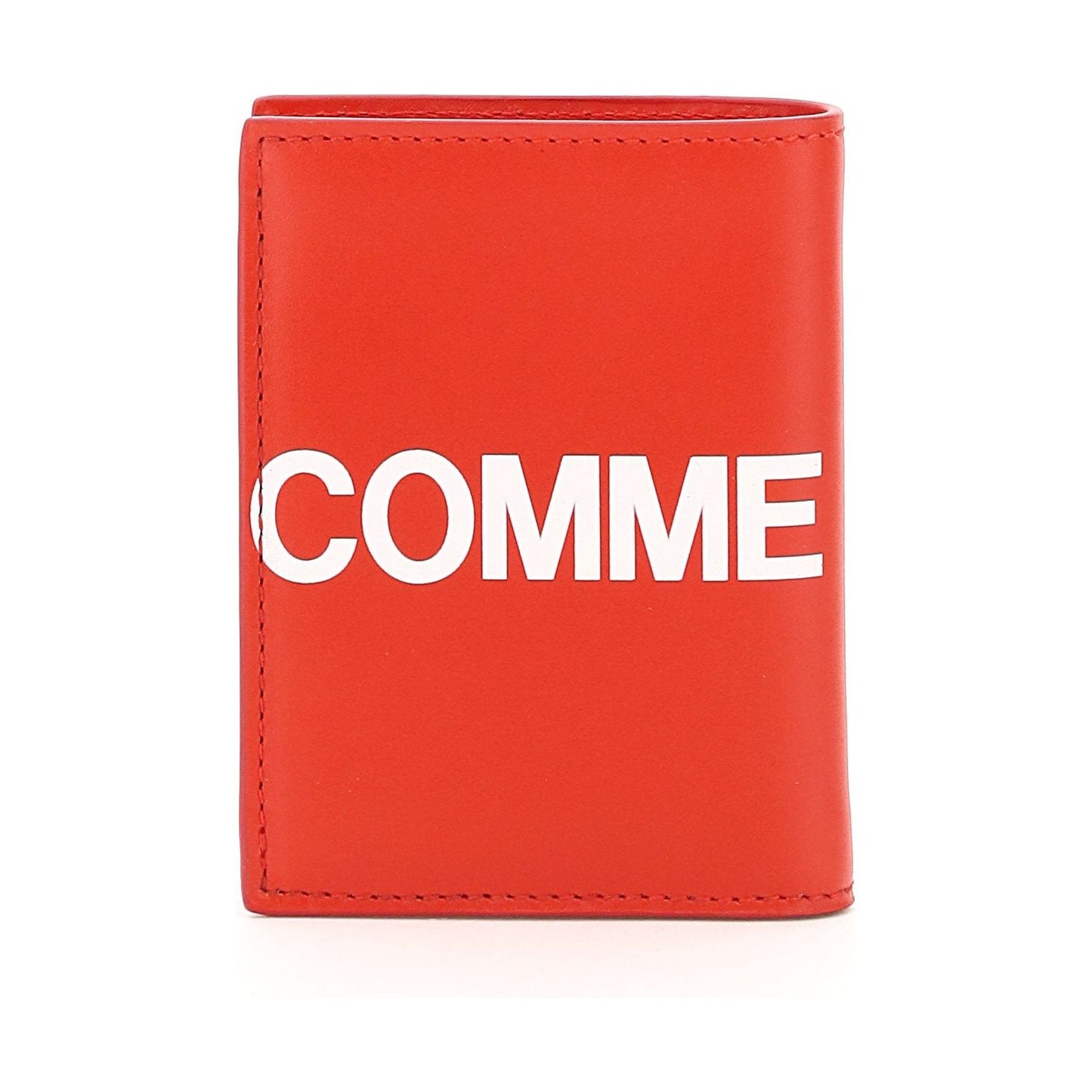 Comme Des Garcons Wallet small bifold wallet with huge logo Small Leather Goods Comme Des Garcons Wallet