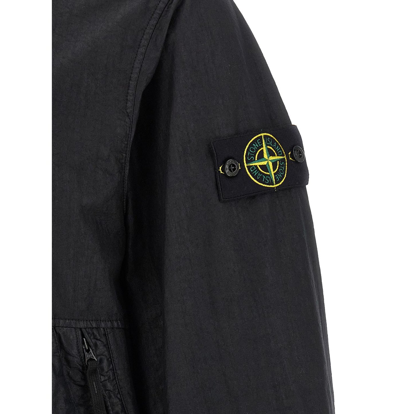 Stone Island Black Polyamide Shell Jacket
