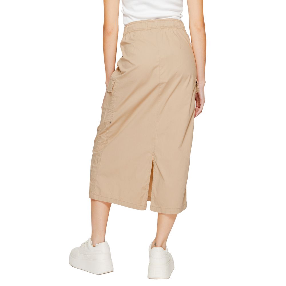 Street One Beige Cotton Skirt Street One