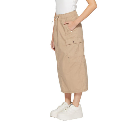 Street One Beige Cotton Skirt Street One