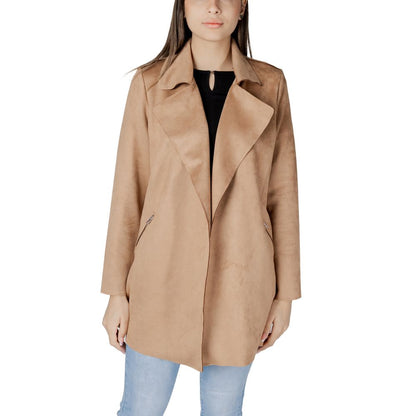 Street One Beige Polyester Trench Coat Street One