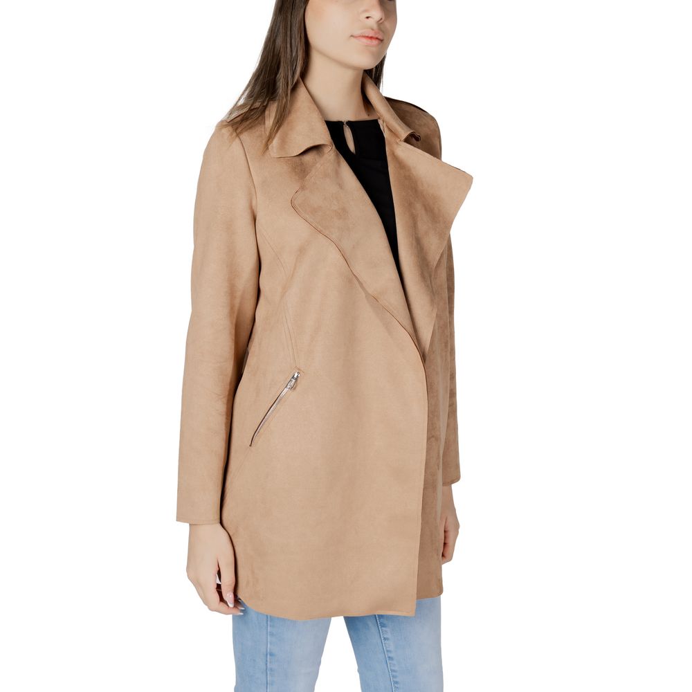 Street One Beige Polyester Trench Coat Street One