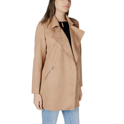 Street One Beige Polyester Trench Coat Street One